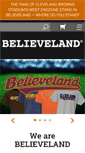 Mobile Screenshot of believeland.net