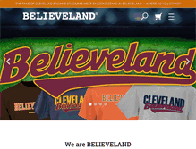 Tablet Screenshot of believeland.net